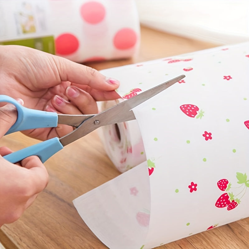 Водонепроницаемый и влагостойкий напечатанный коврик для шкафа. Нескользящий и маслостойкий коврик для ящиков шкафов, хранения обуви и организации пространства на кухне.