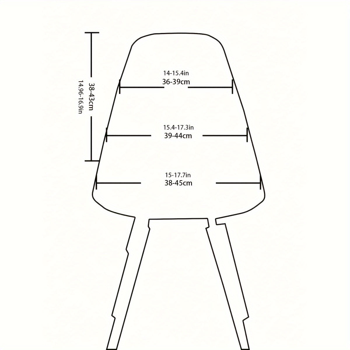 Waterproof Eames Chair Cover for Dining and Home Chairs 4-6 Pack