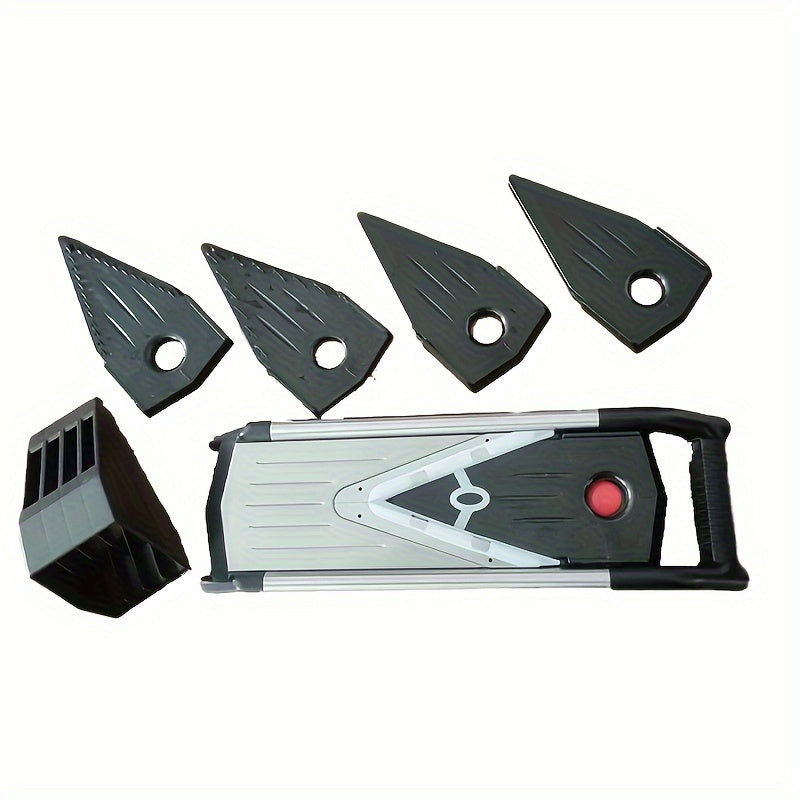 Stainless Steel Mandoline Slicer for Vegetables and Fruits with Adjustable Blades