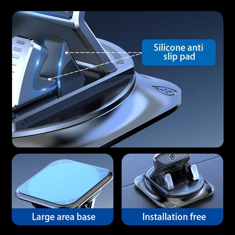 Soporte universal para teléfono antideslizante de tablero de coche con soporte
