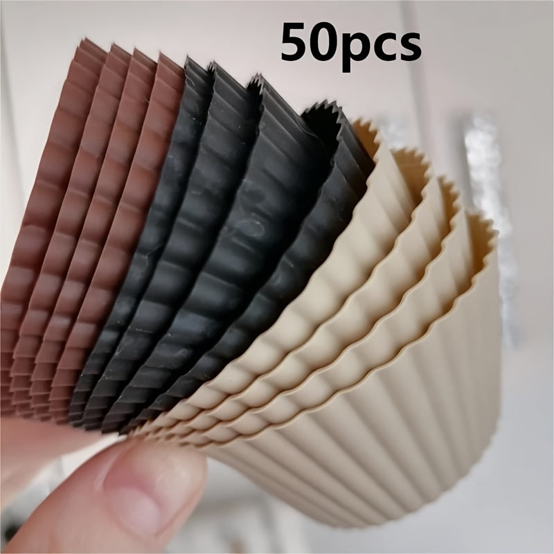 Set of 10/30/50 Reusable Silicone Baking Cups for Cake and Cupcake Baking