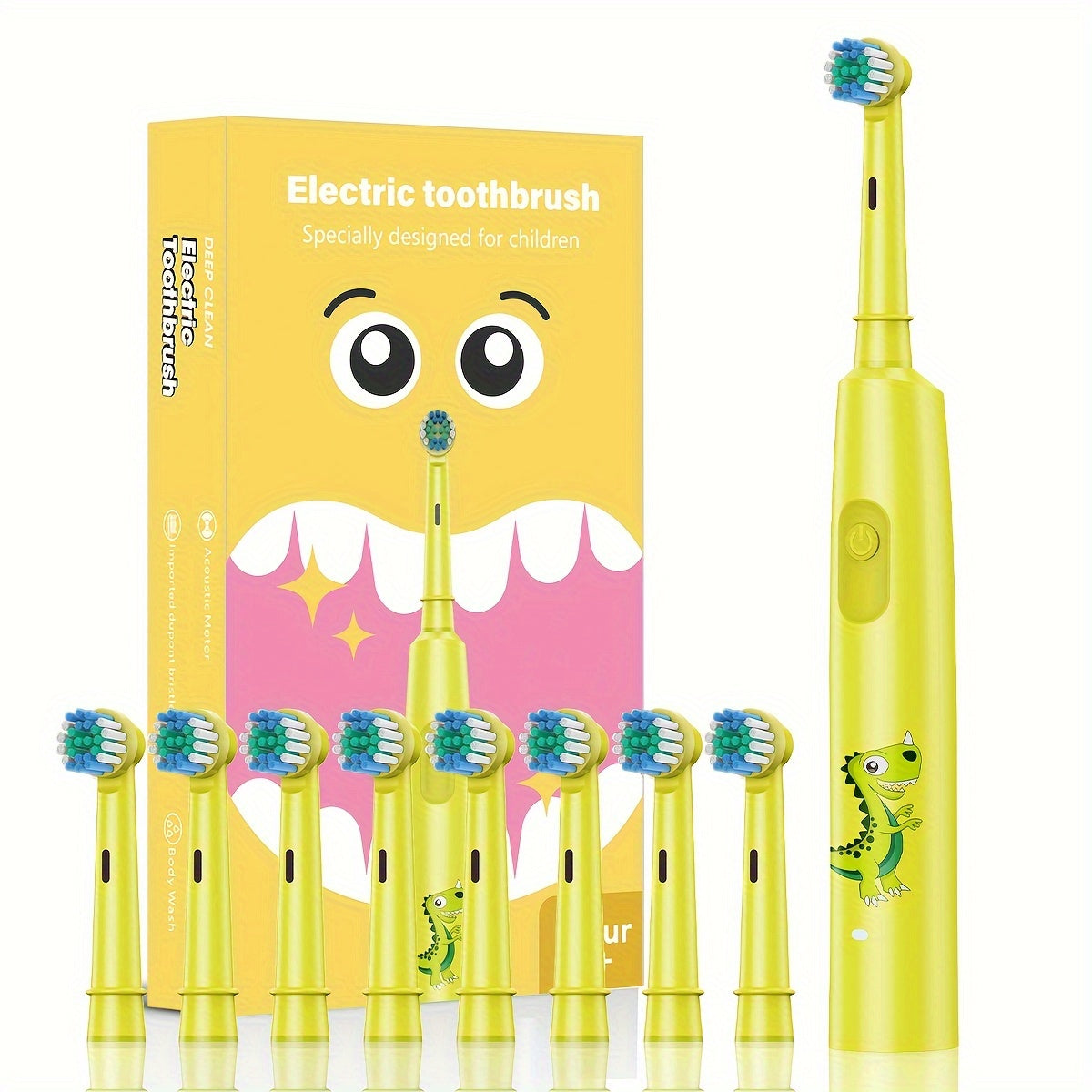 Electric Toothbrush Soft Bristles 3 Modes for Adults and Kids