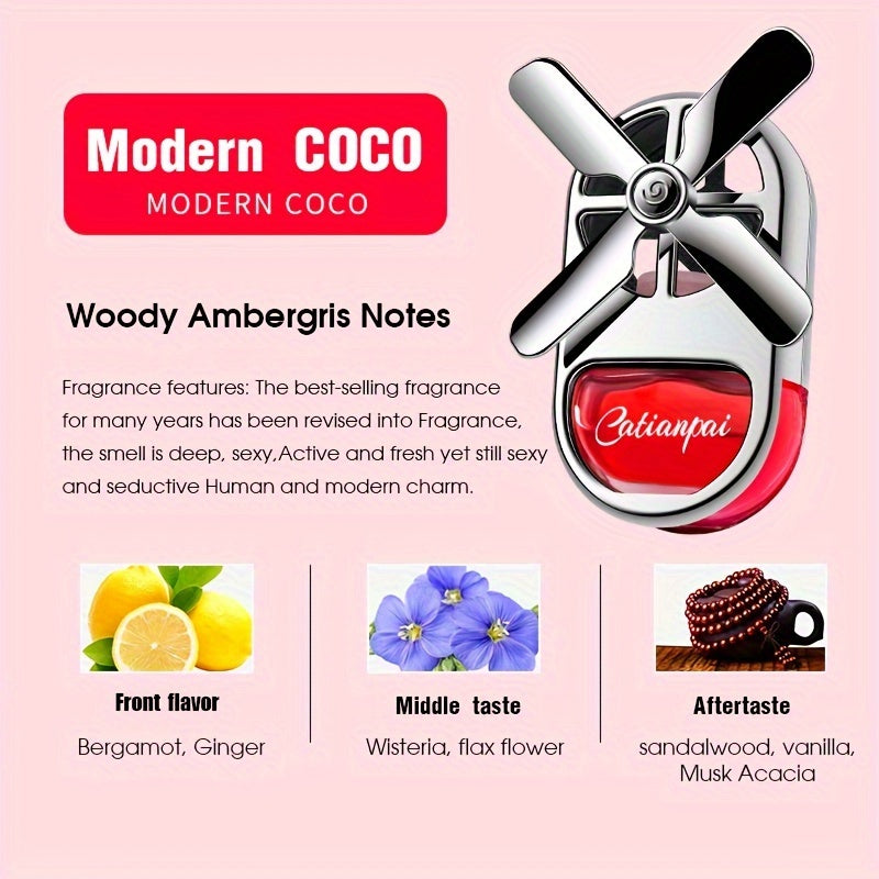 Car Air Freshener Vent Clip Long-Lasting Liquid Perfume for Car Interior