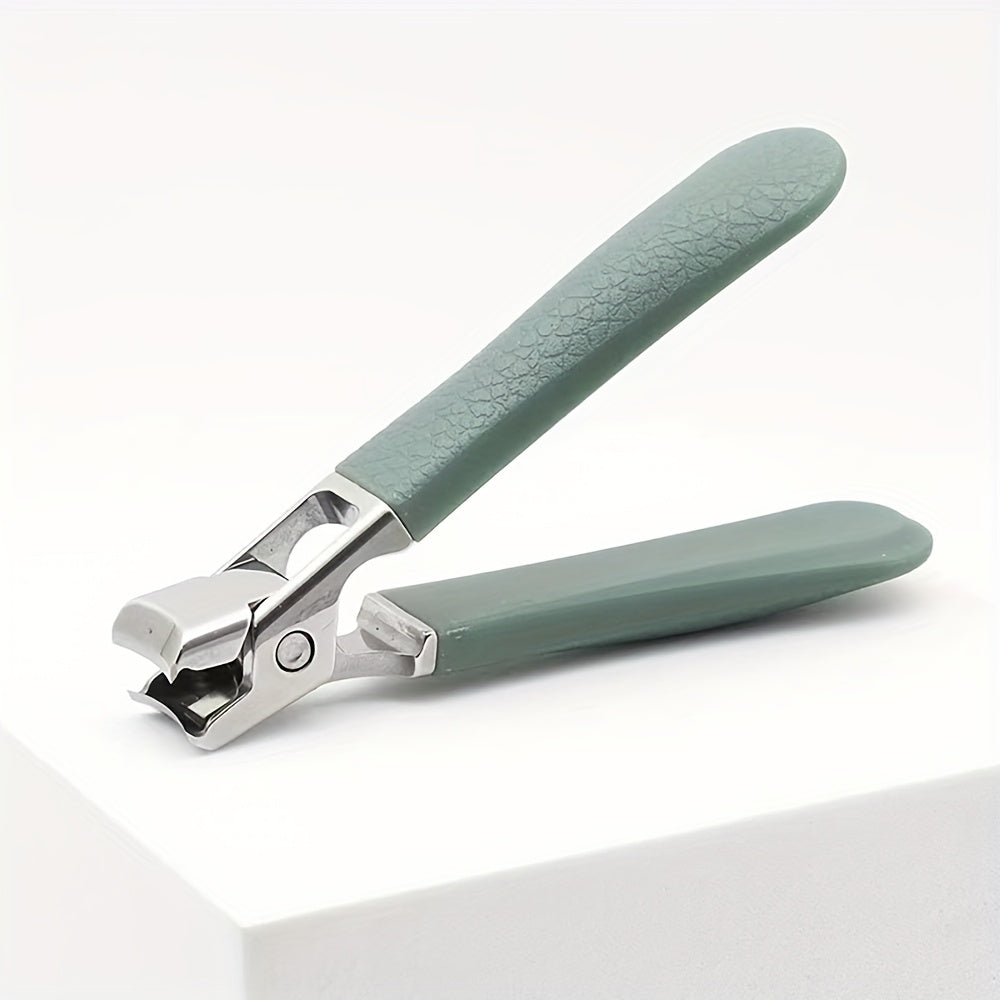Stainless Steel Nail Clippers for Thick Nails with Wide Jaw and Concave Blade