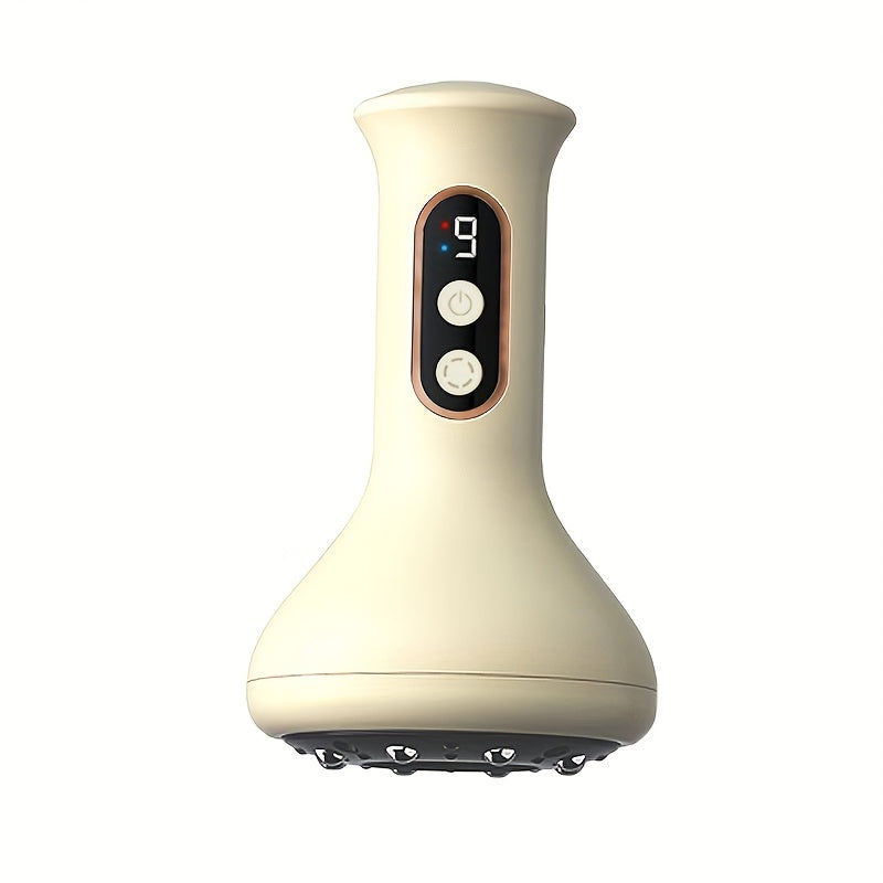 Portable Electric Meridian Massager with Digital Display Rechargeable Lithium Battery