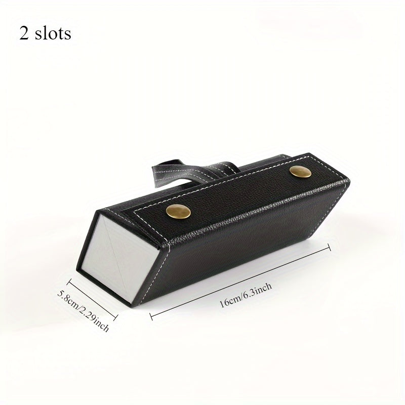 Charm qoʻyilgan koʻzoynaklar uchun koʻp boʻlakli teri koʻzoynaklar tashkilotchisi, bukiladigan saqlash qutisi, quyosh koʻzoynaklari va o‘qish koʻzoynaklari uchun