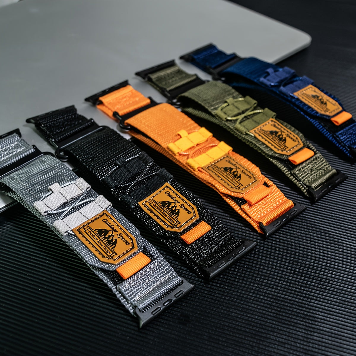 Nylon Sport Loop Watch Strap for Apple Watch Ultra 2 Series 38mm 40mm 41mm 42mm 44mm 45mm 49mm Men Women