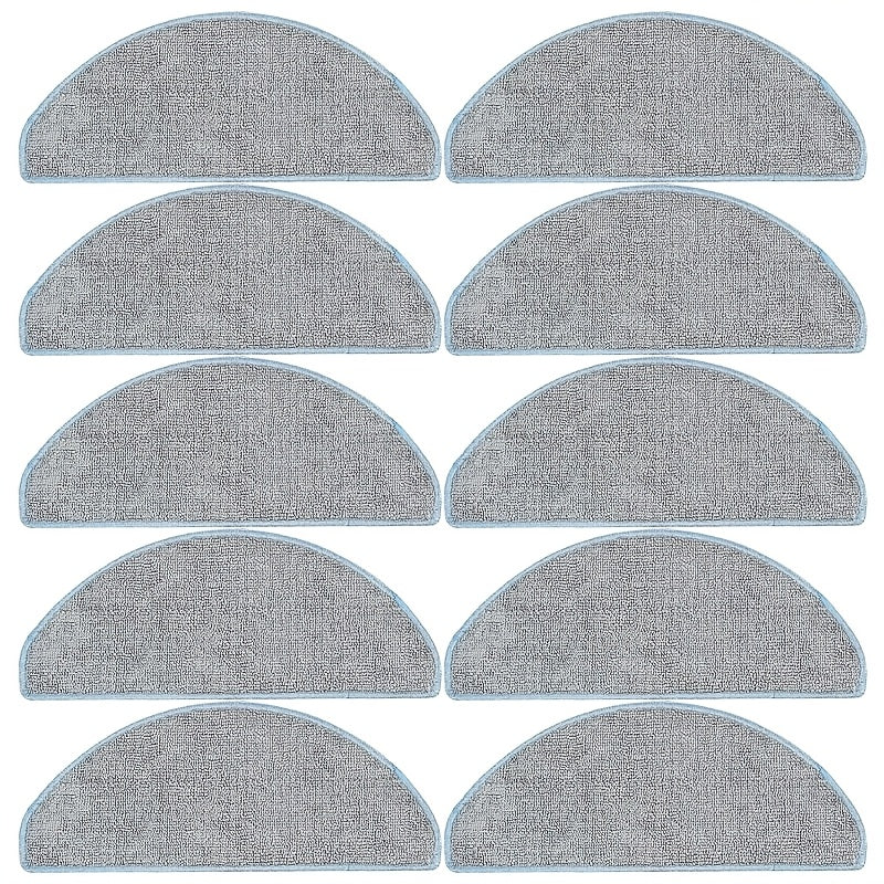 Washable Reusable Polyester Fiber Mop Pads for Robot Vacuum Compatible with Roomba Combo Models Y0110 Y0140 Y0112 Q0120
