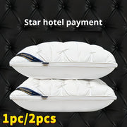 Almohada de espuma viscoelástica transpirable para soporte del cuello y la columna vertebral para dormitorio y sala de estar