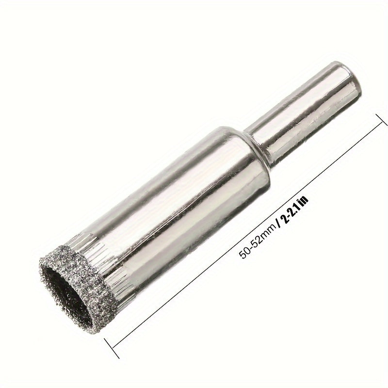 10pcs Diamond-Coated Steel Drill Bits for Tiling, Marble, Glass, Ceramic 6mm-32mm