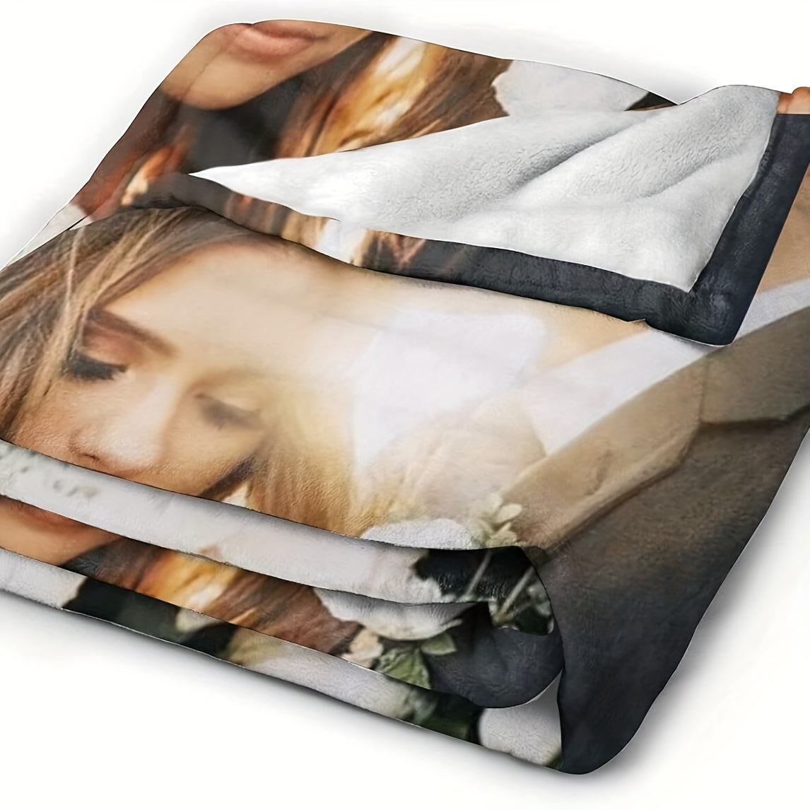 Personalized Photo Blanket for Mom and Dad Custom Gift Soft Fleece 50x60 Inches