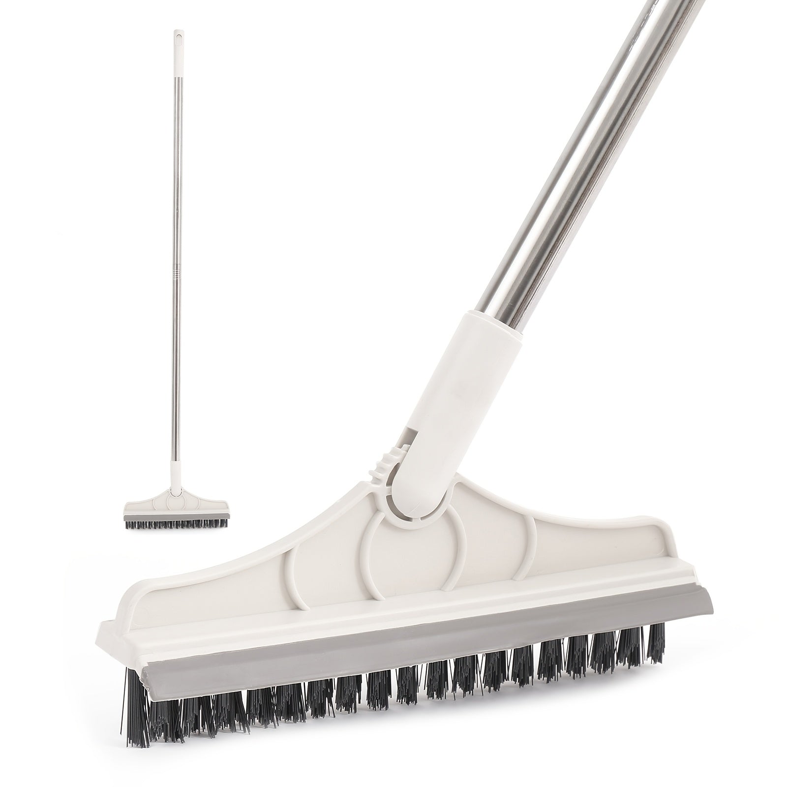 Asosiy Uy Tozalash Vositasi: Uzoq Qo'lga Ega Bo'lgan Ko'p Maqsadli Pol va Devor Cho'tkasi, Qaychi - Hammom Plitalari va Pol uchun O'lik Burchaksiz Dizayn