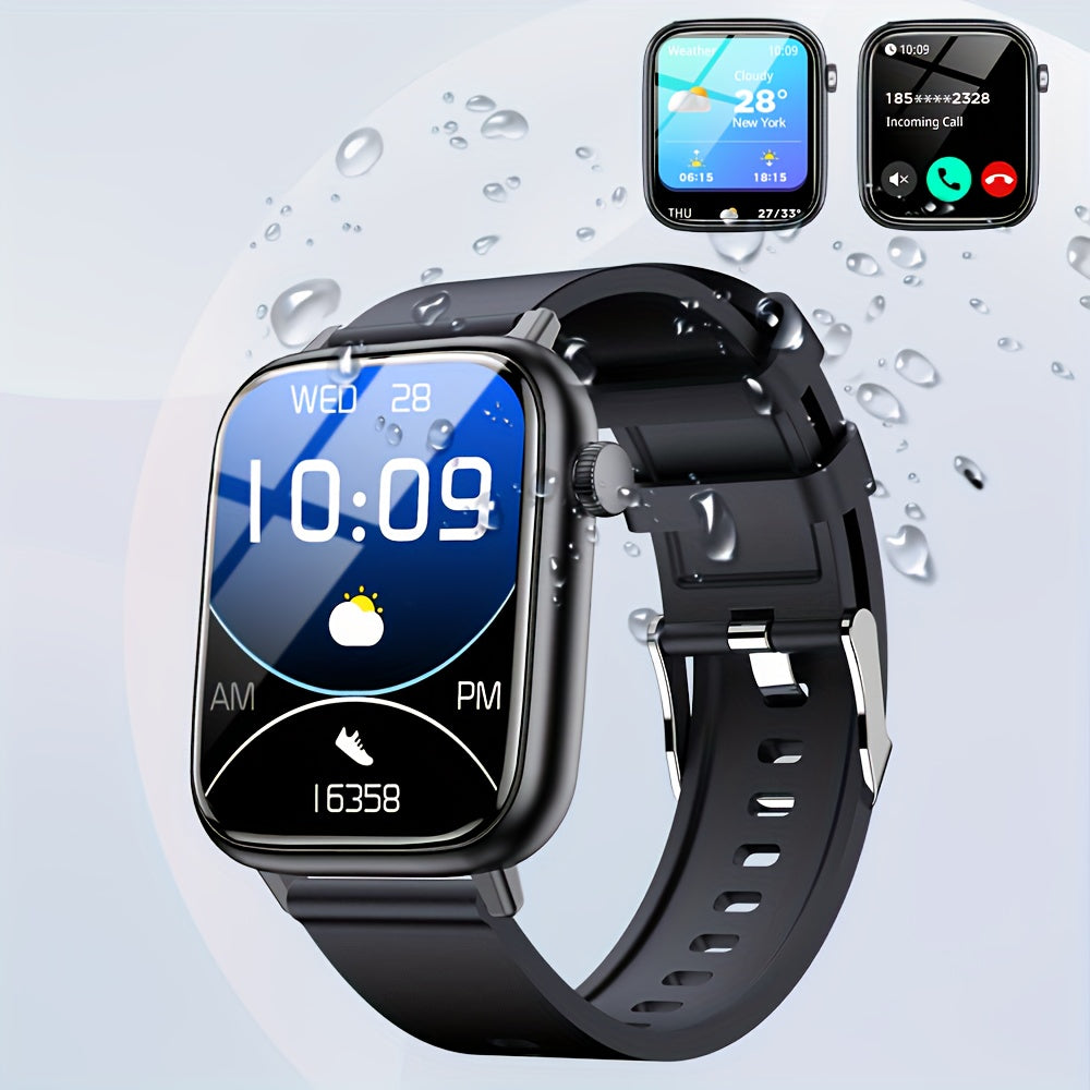 Full Touch Smart Watch for Women and Men 1.83 Inch Waterproof Fitness Tracker with Call Alerts