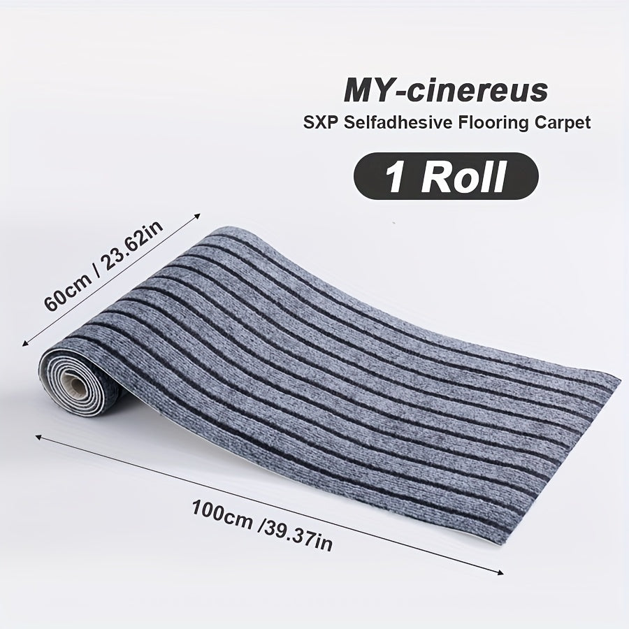 Self-Adhesive Carpet Roll for Bedroom Living Room Bathroom Door Stair Pet Non-Slip Thickened Decorative Mat