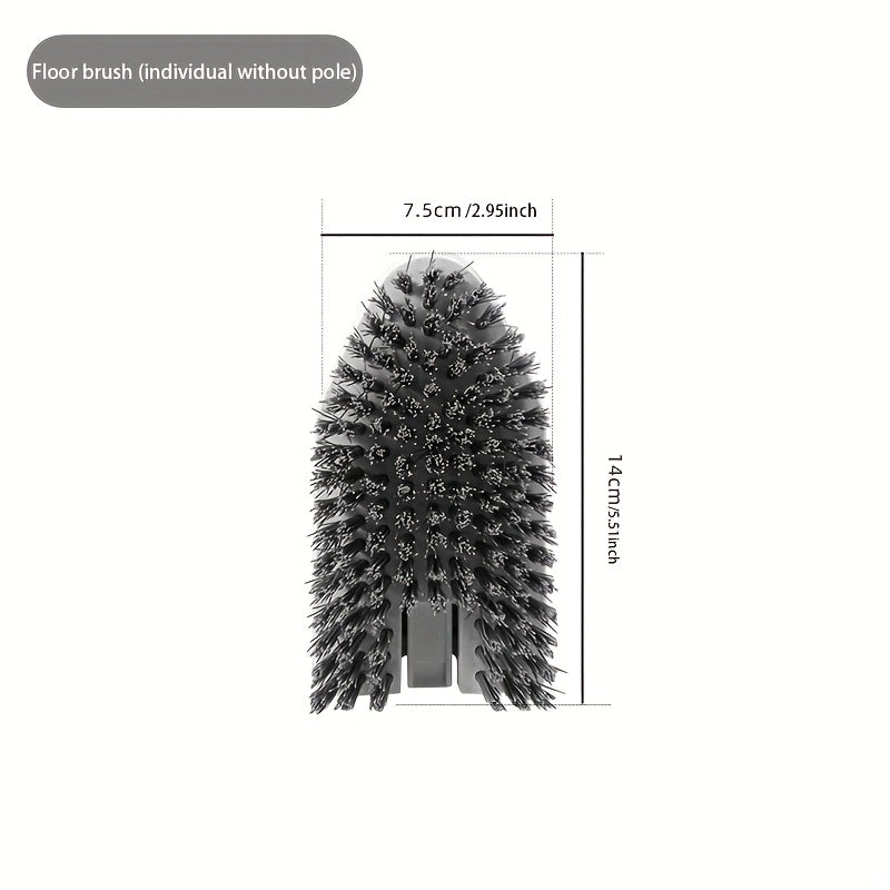 Ko'p funktsiyali derazalarni tozalash asbobi, 7 ta cho'tka boshli va shisha chizish uchun scraper bilan