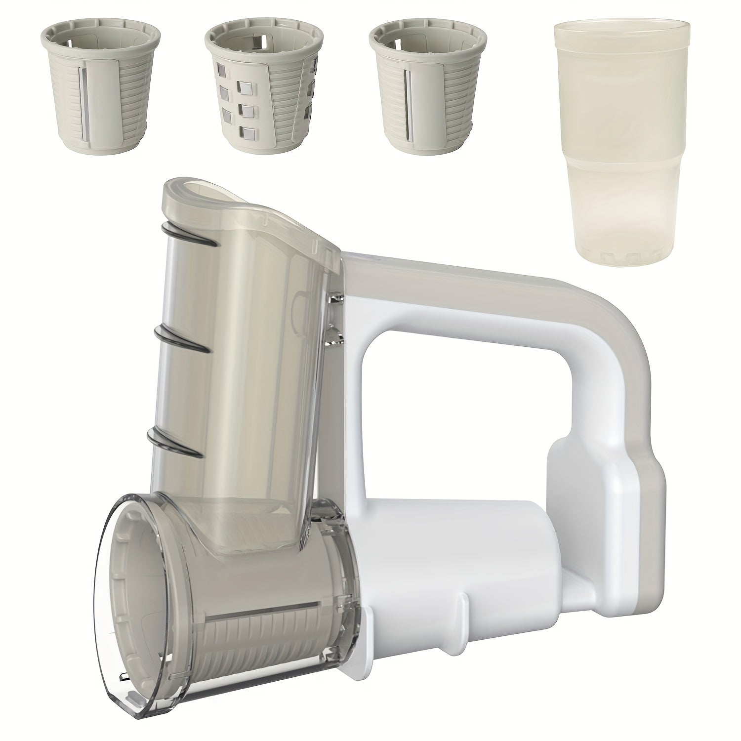 Vegetable Chopper with 3 Blades USB Rechargeable for Kitchen Camping Home