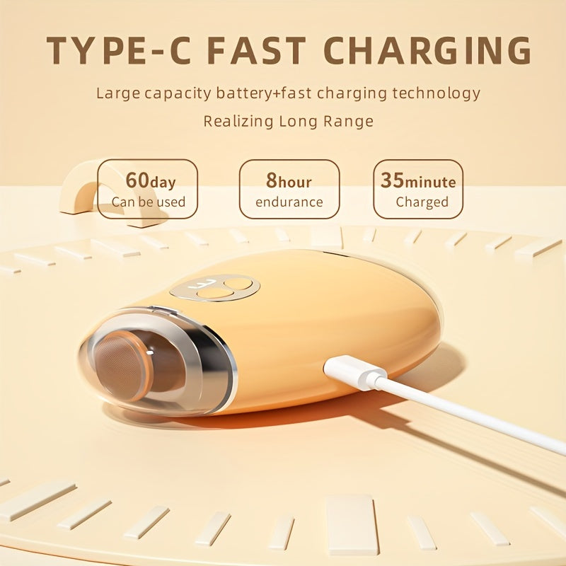 Electric Nail Clipper and Grinder 2-in-1 Rechargeable USB Charging for Adults