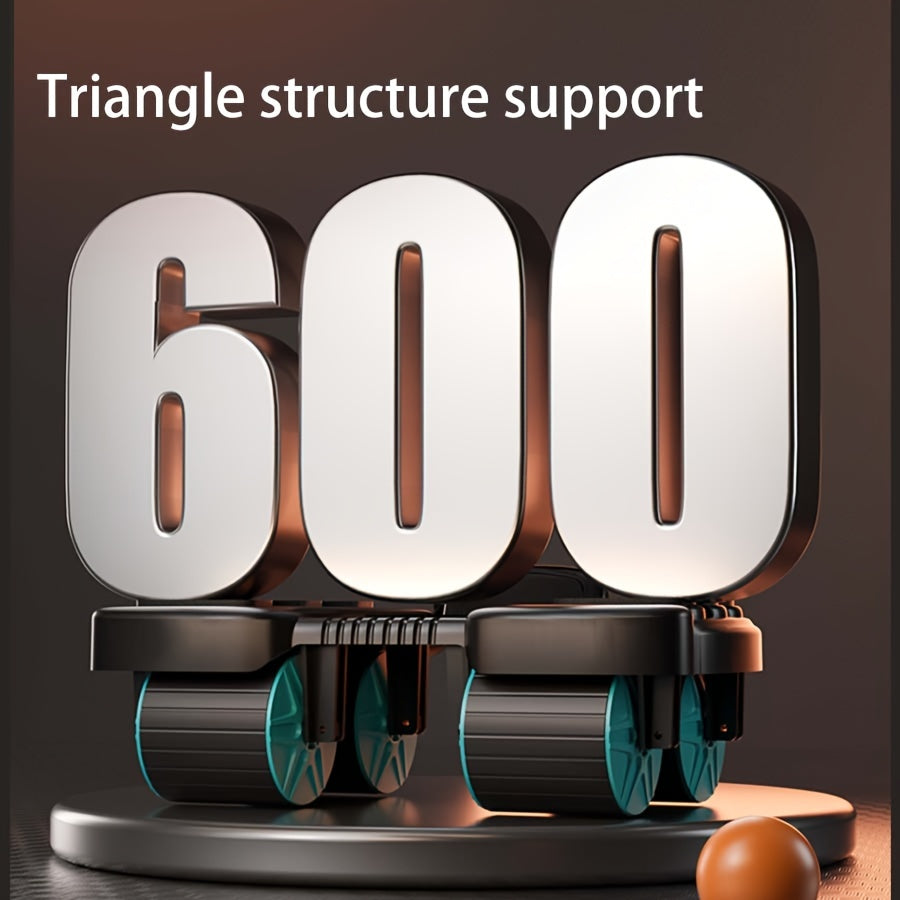 Аб-роллер с наколенниками для тренировки корпуса, домашний фитнес, оранжевый, синий, черный