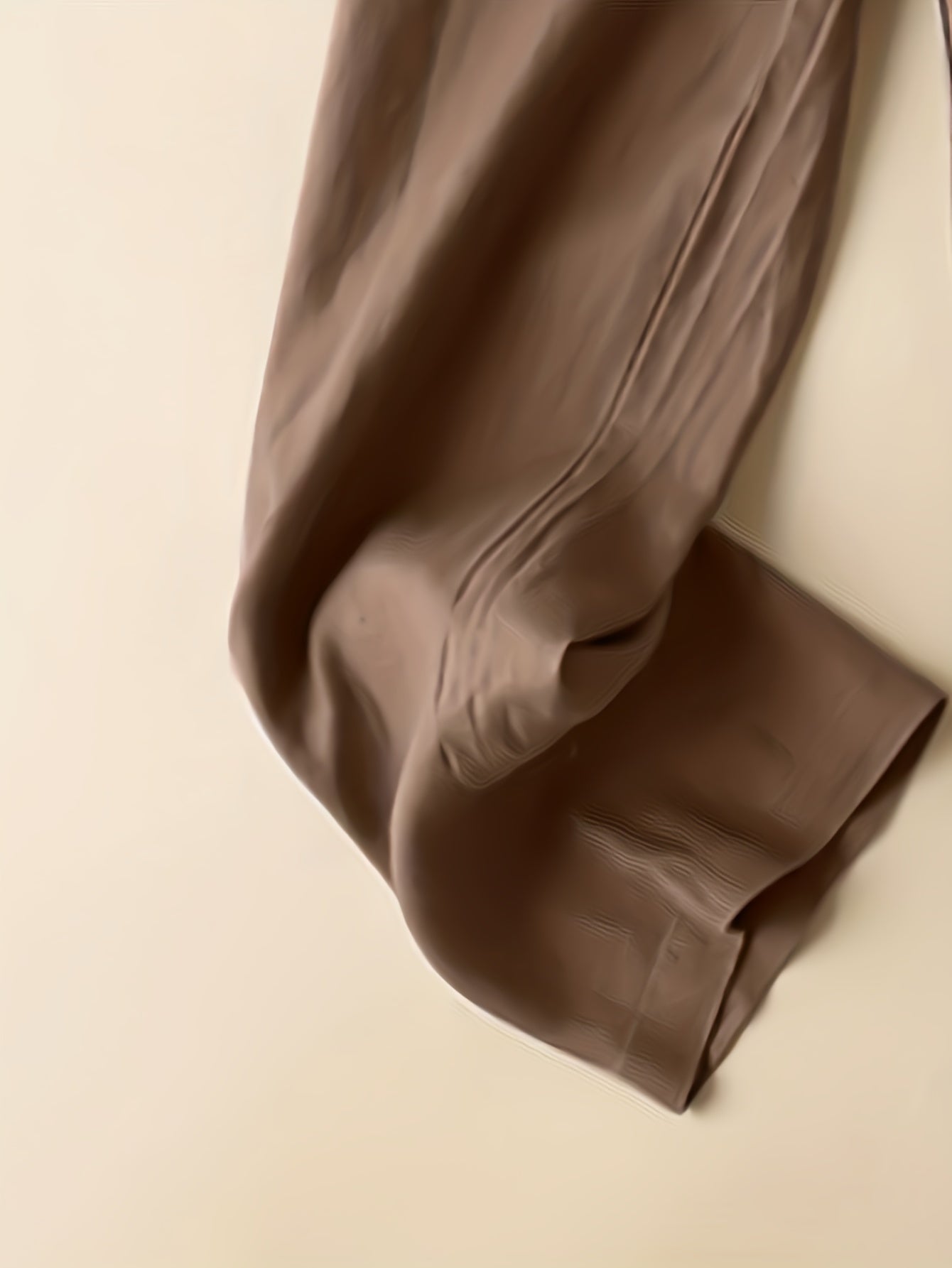 Women's Plus Size Casual Pants with Elastic Drawstring Pockets Solid Polyester