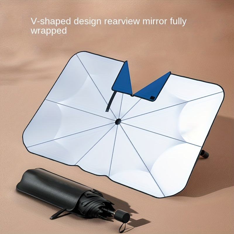 Car Sunshade Portable Windshield Sunshade Car Window Curtain Front Windshield Sunshade