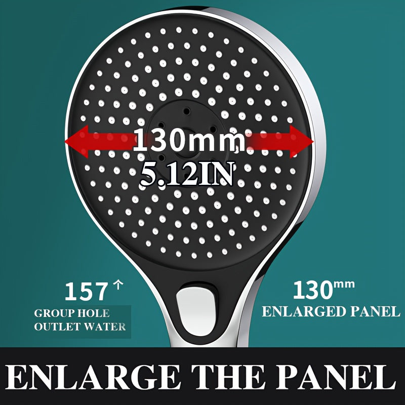 Cabezal de ducha grande electroplateado con alta presión para una ducha de lluvia potente