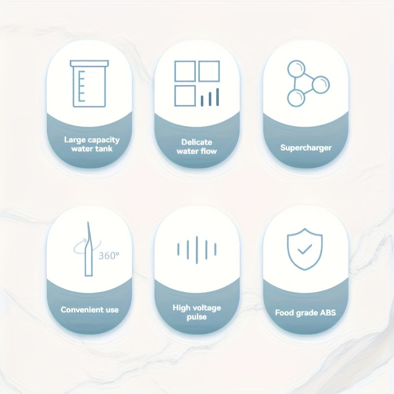 irrigador oral de alta presión portátil, limpia dientes, irrigador de agua para uso doméstico