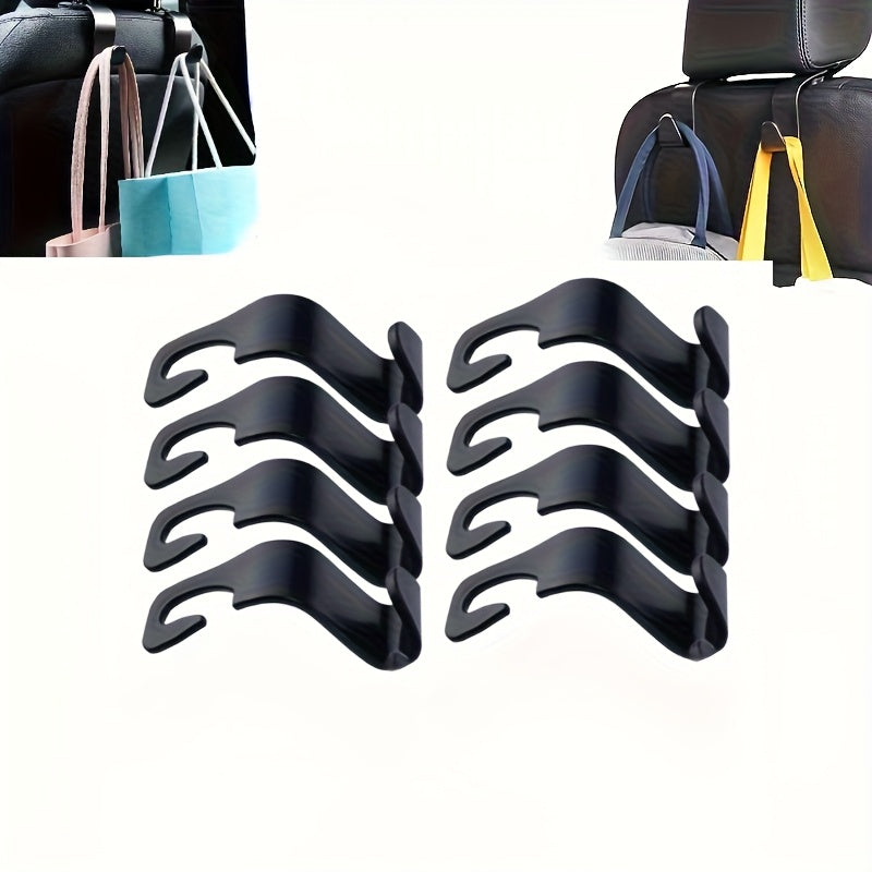 Avtomobil mototsikl bosh tishlagi tutqich saqlash sumkasi qora 4 dona / 8 dona transport vositasi tashkilotchisi