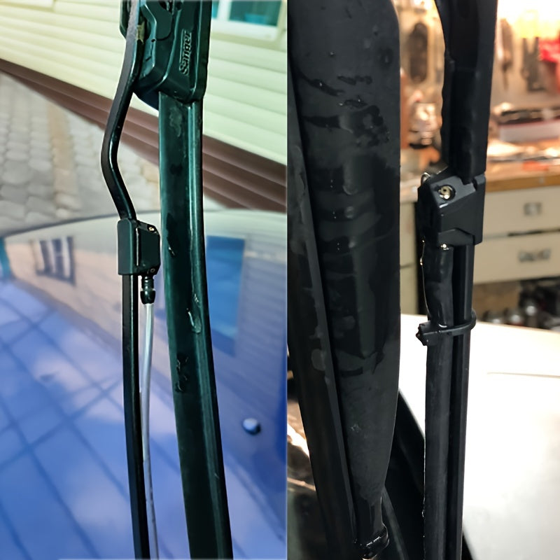 2 Pack Car Wiper Blade Washer Nozzle Adjustable 4-Way Mounted on 8Mm 9Mm Arm