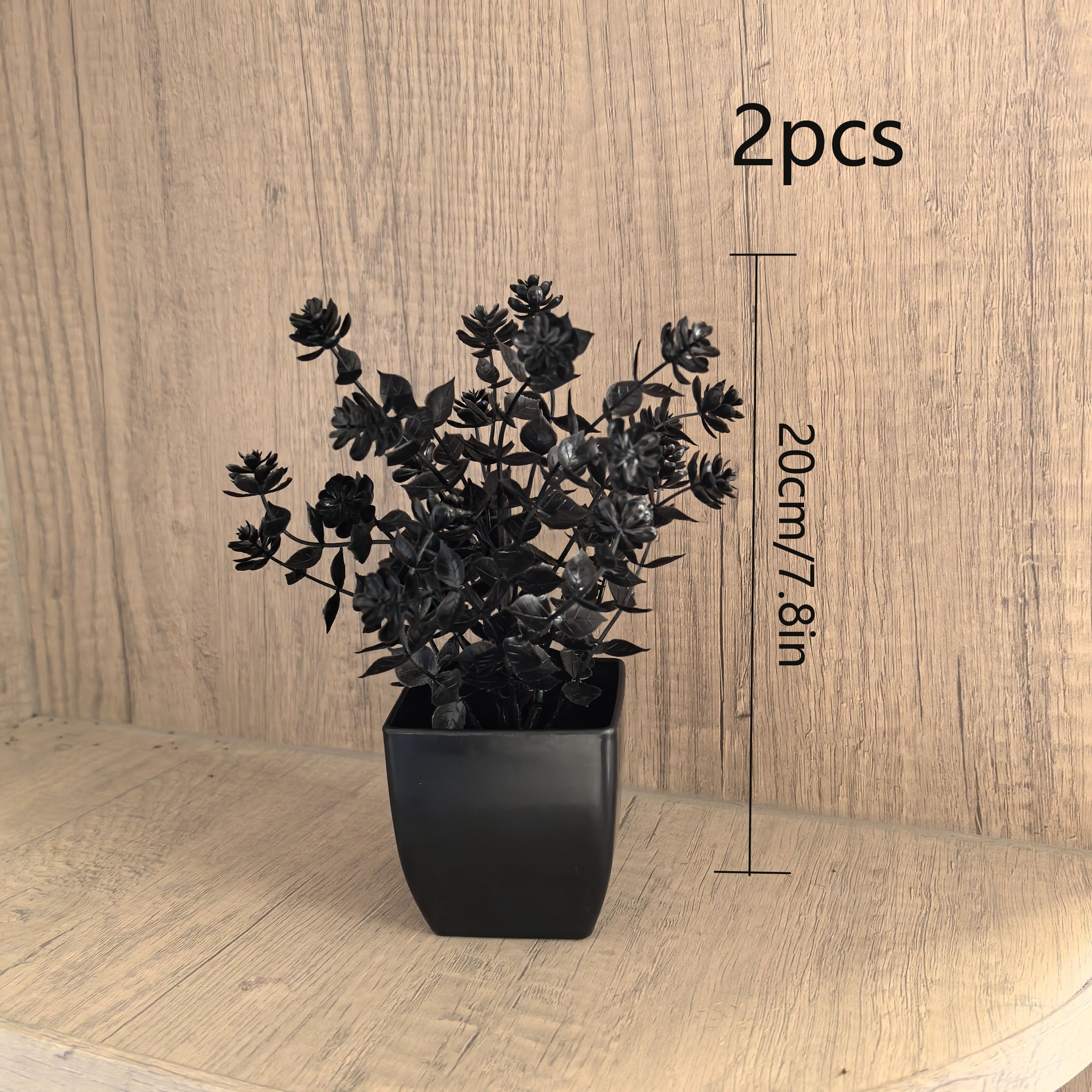 Artificial Plants Mini Eucalyptus and Grass Potted Decor for Home Office