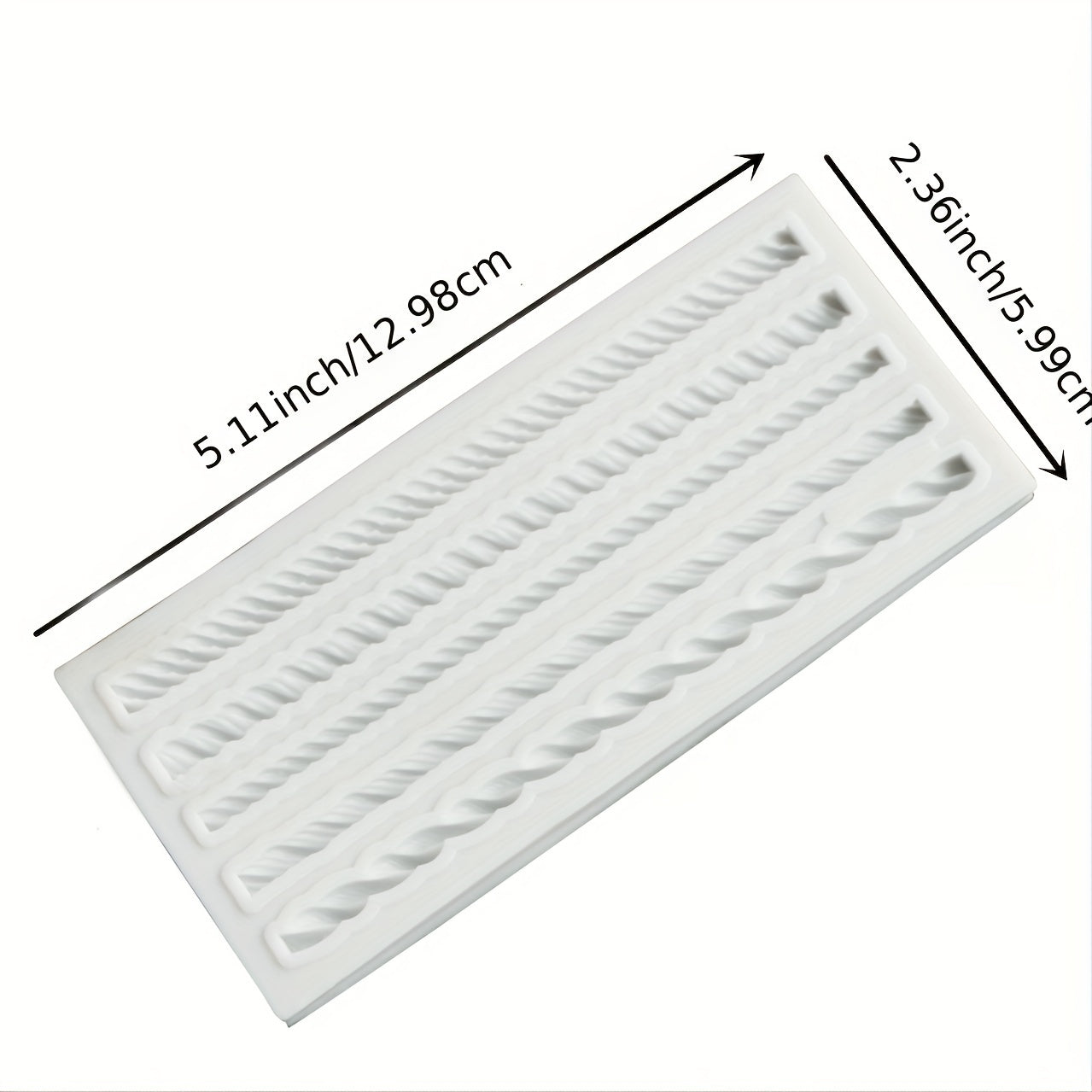 Fried Dough Twist Silicone Mold for Cake Decorating Baking Tools