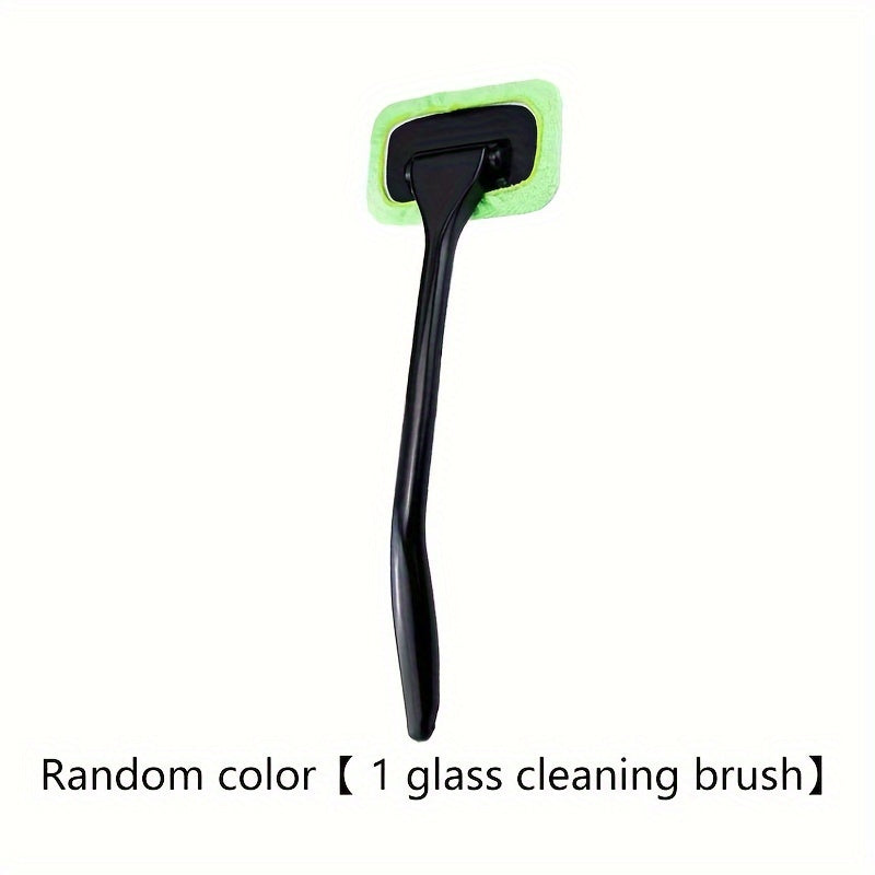 Car Windshield Cleaning Brush with Squeegee, Sponge, Dust Remover