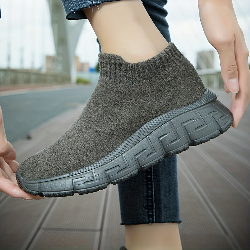 Men's Slip-On Sneakers Athletic Lightweight Breathable Casual Shoes