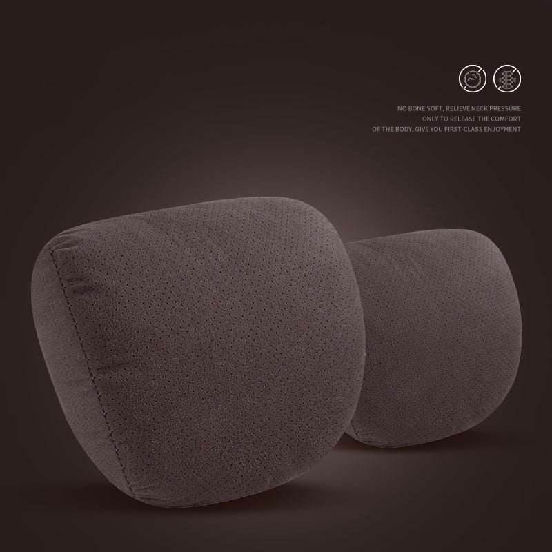 2pcs Soft Breathable Car Headrests Adjustable Neck Support Comfort Accessories