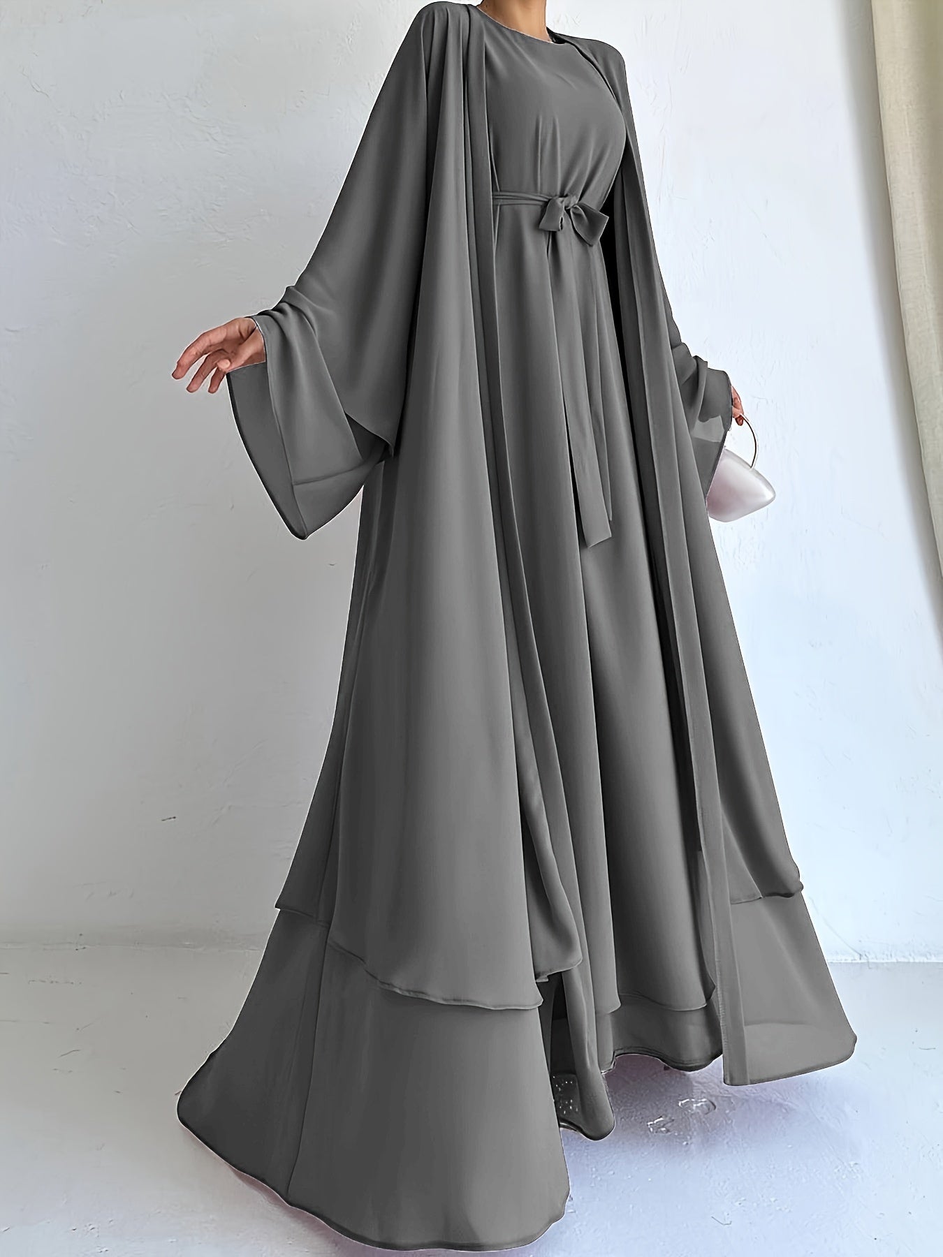 Комплект платье и жилет A035-3