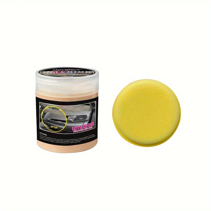 Car Interior Scratch Repair Kit 100G Clay-Based Plastic Dashboard Polish