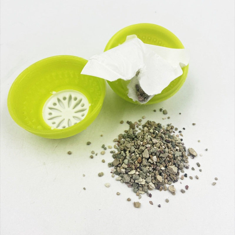 Bolas de frescura y desodorante para refrigerador, mineral eliminador de olores, plástico