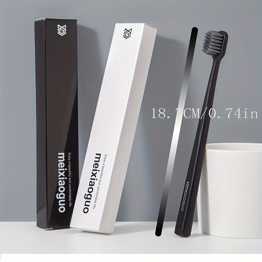 Микрофибровая зубная щетка для взрослых, портативная, многоцветная упаковка