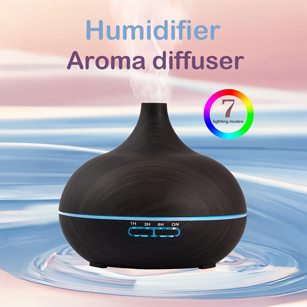 USB-Powered Aromatherapy Diffuser with Remote Control Auto Shut-Off 18.6oz for Bedroom