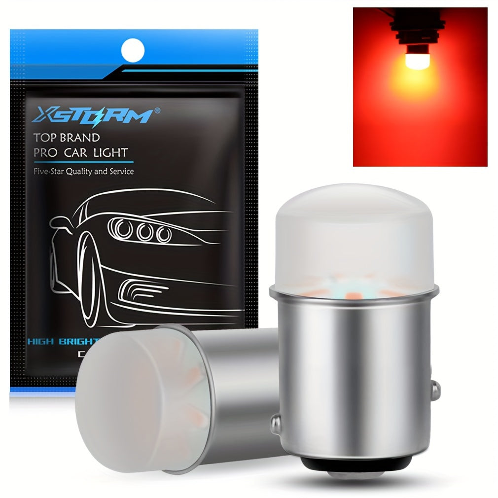 2 Pack LED Car Signal Bulbs 1156 1157 BA15S BAY15D 12V White Yellow Red