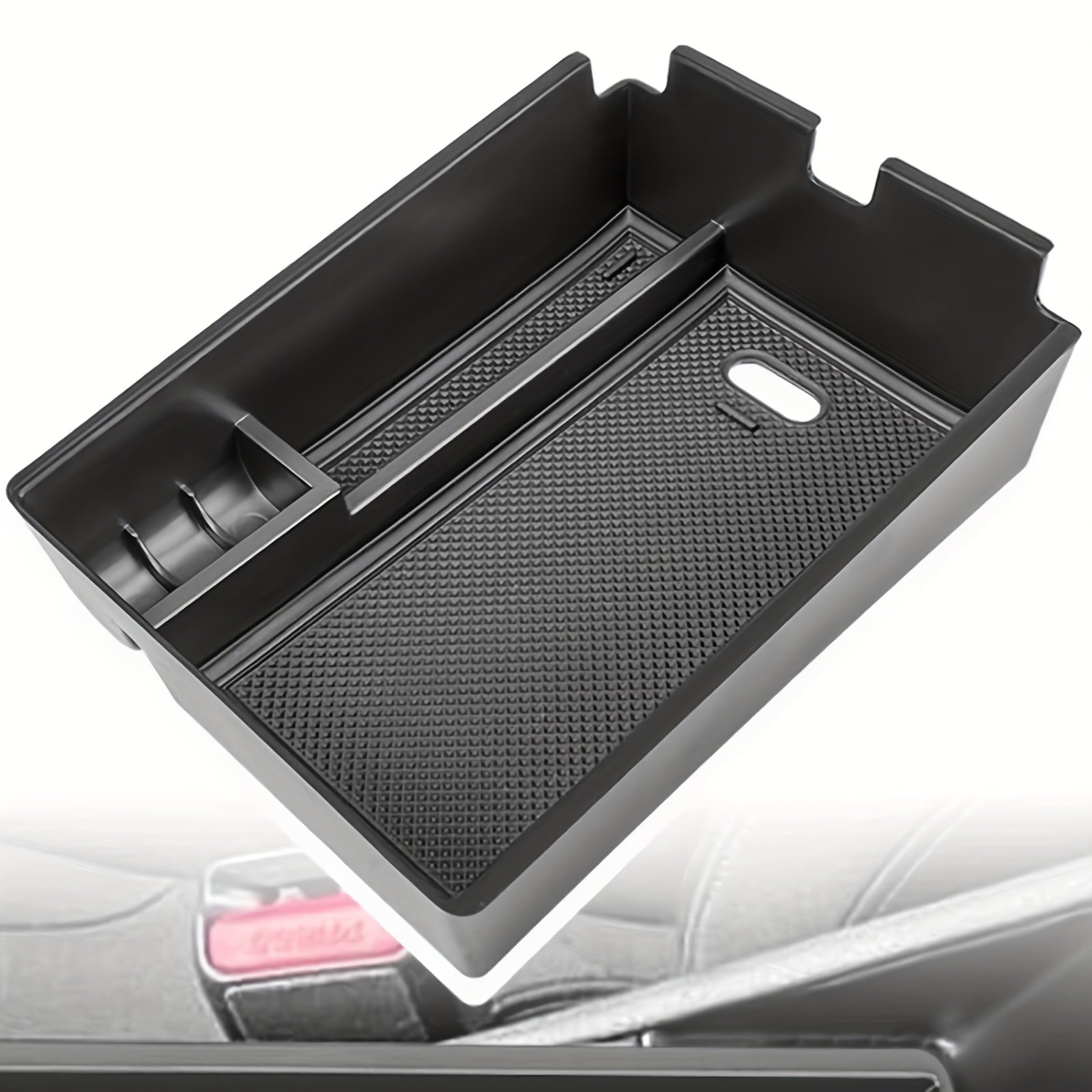 Car Interior Center Console Organizer Storage Tray for Hybrid Models