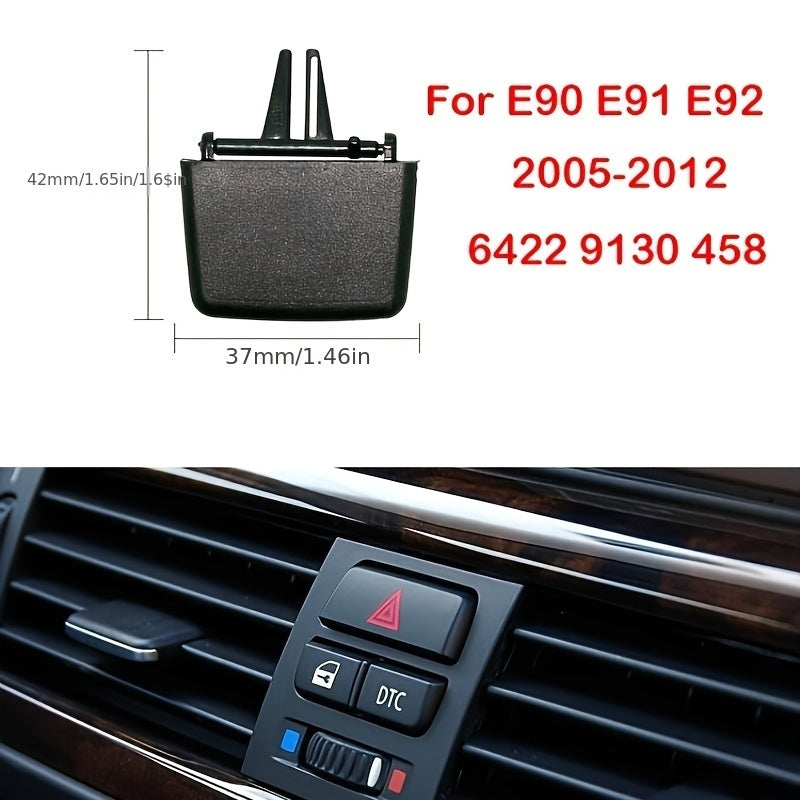 Control de ventilación del coche, clip, perilla de plástico, interruptor, palanca para modelos E90 E91 E92 E93