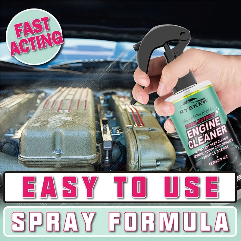 Engine Cleaner Spray for Cars 3-in-1 Discoloration Oxidation Dirt Remover