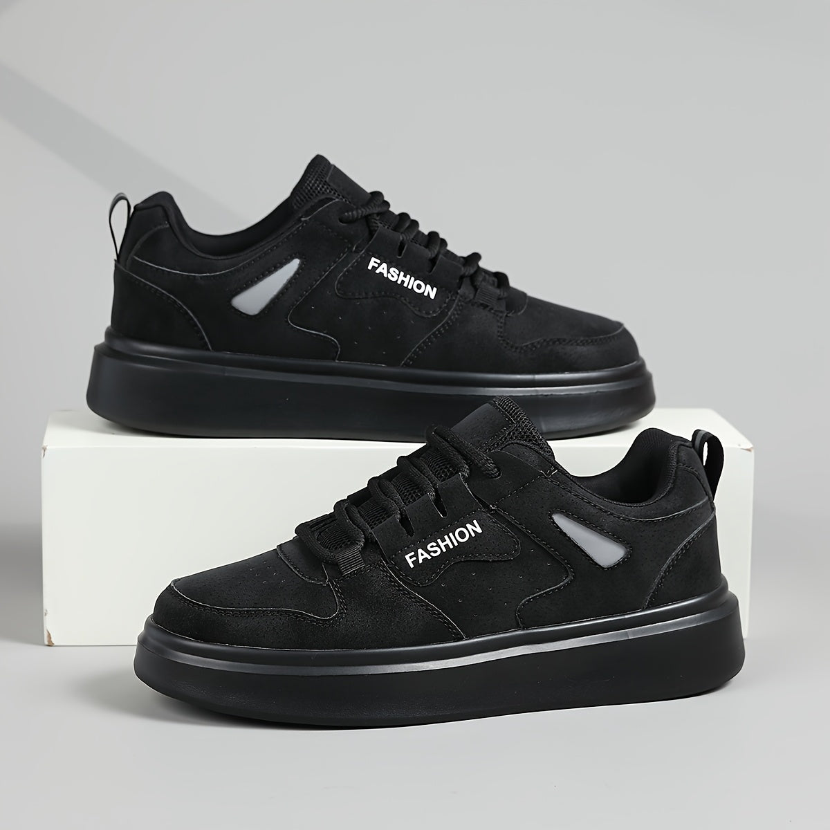 Women Casual Sneakers Low Top Lace-Up Walking Shoes Microfiber Upper