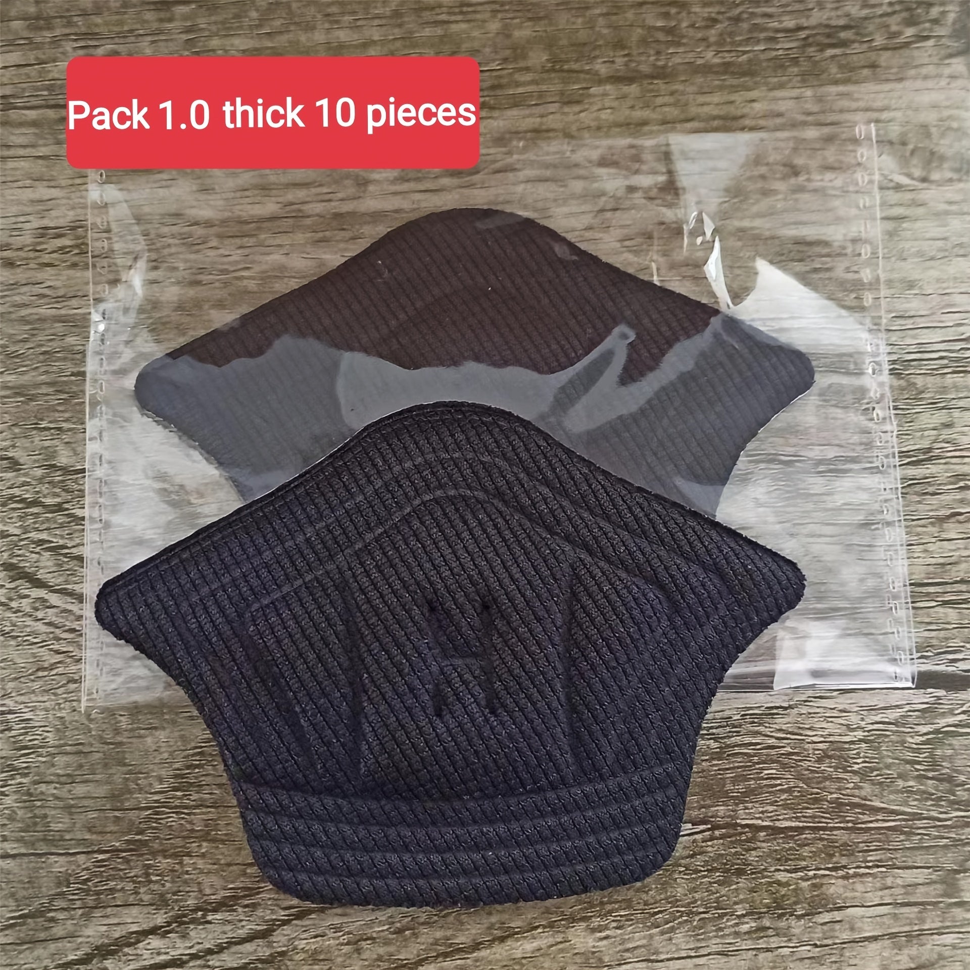 Unisex Sponge Heel Pads 10-Pack Self-Adhesive Non-Slip Cushion Shock Absorbers