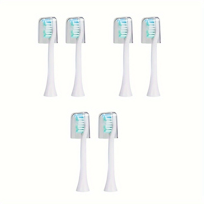 Juego de cabezales de cepillo de dientes eléctrico de repuesto de 6 u 8 unidades para cepillos de dientes sónicos