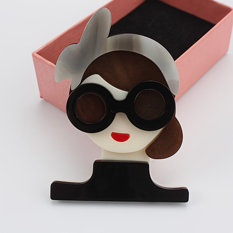 Women's Acrylic Brooch Accessories Elegant Stylish Fashion Jewelry