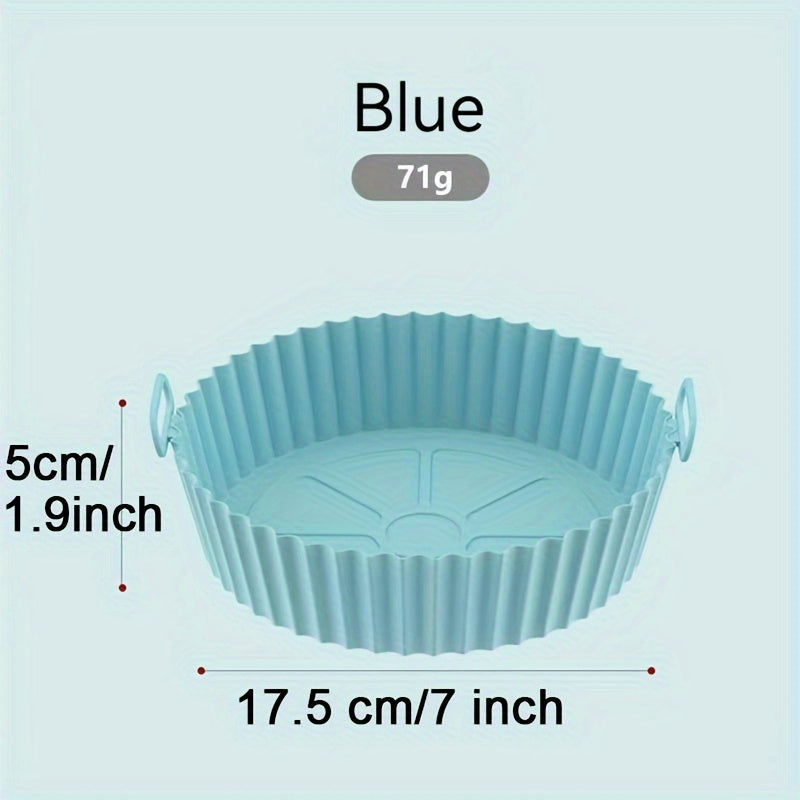 Silicone Air Fryer Pot Reusable Non-Stick Replacement Basket Accessory