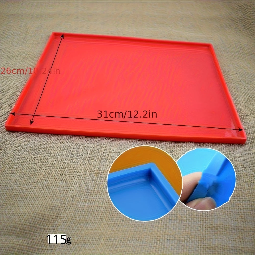 Silicone Cake Roll Mold Dual-Sided Non-Stick Baking Mat Brown White