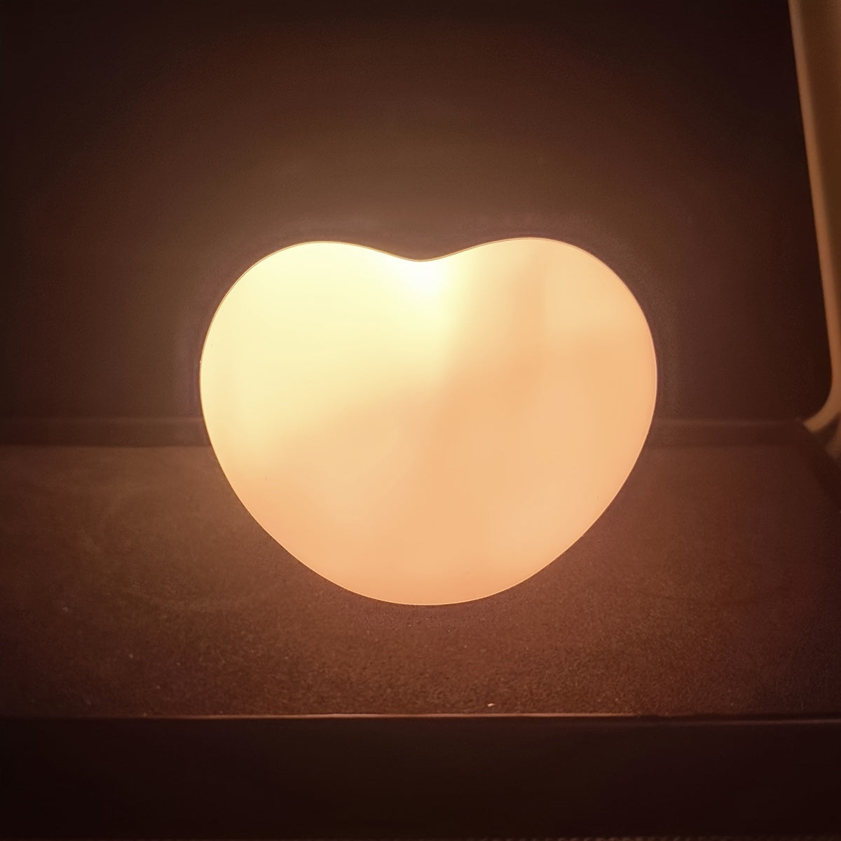 LED Love-Shaped Light for Christmas Holiday Decor and Gifts Battery-Powered Compact Design