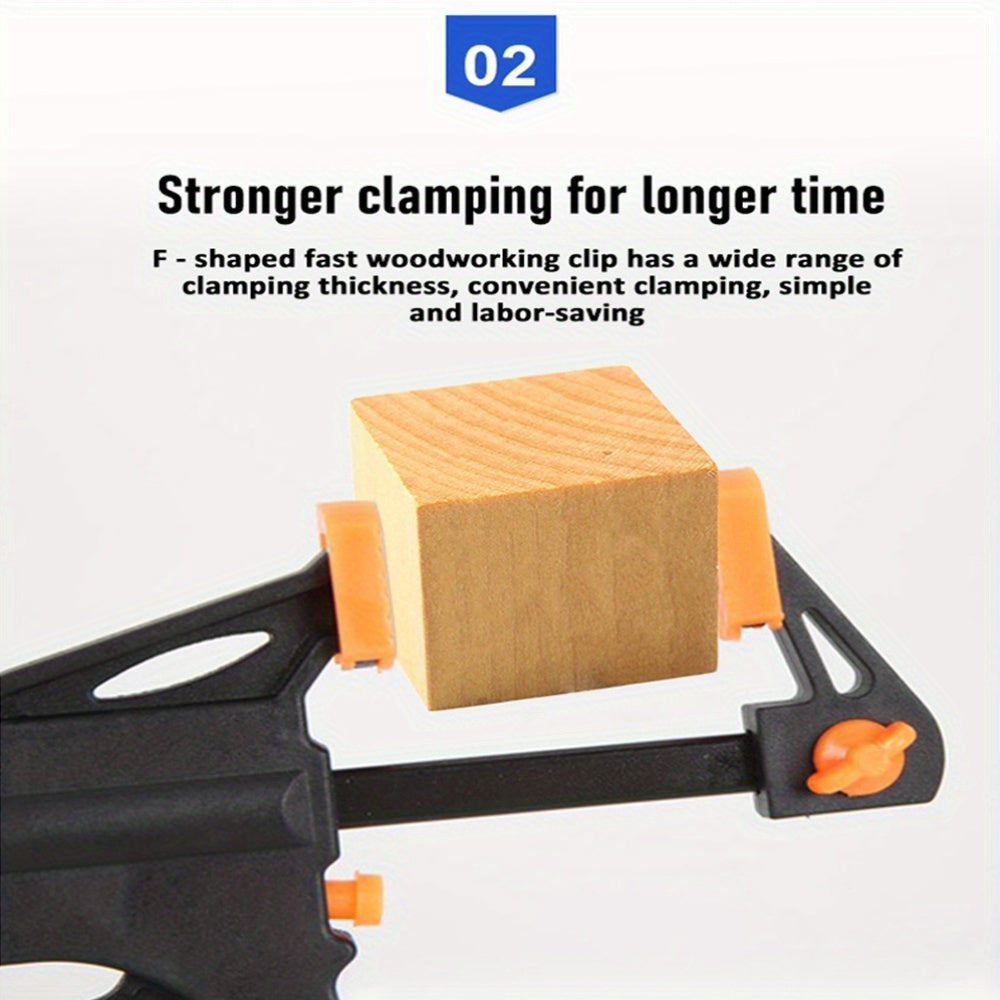 4-Inch Quick Ratchet Release Woodworking Clamp Set Plastic Bar Spreader Tool